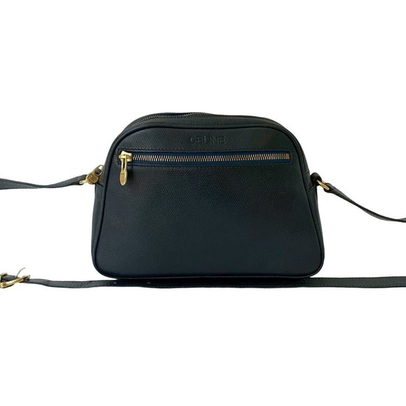 CELINE Blue Leather Shoulder Bag - Picture 1 of 10